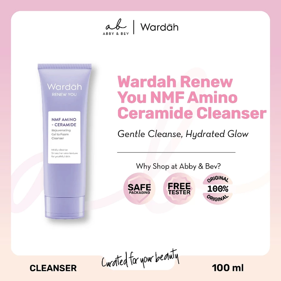 Cleanser Wardah Renew You Gel to Foam Cleanser Abby n Bev Toko Kosmetik Bandung