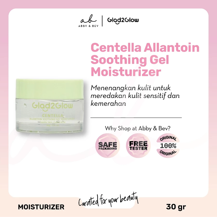 Glad2Glow Centella Allantoin Soothing Gel Moisturizer