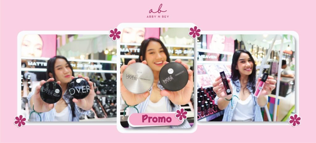 promo diskon make over x abby n bev hejo square - toko kosmetik makeip dan skincare