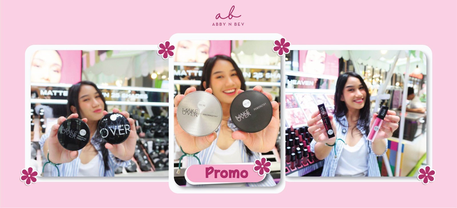 Promo Gila-Gilaan Make Over di Booth Abby n Bev Hejo Square Mall, Buruan Borong!