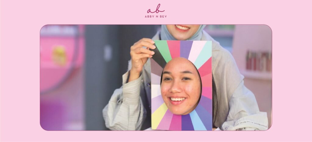 cara mengetahui skintone undertone dengan ikut personal color analysis wardah di abby n bev toko kosmetik bandung