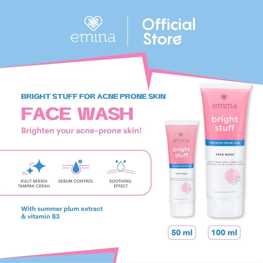 Emina Bright Stuff for Acne Prone - Abby n Bev toko kosmetik bandung