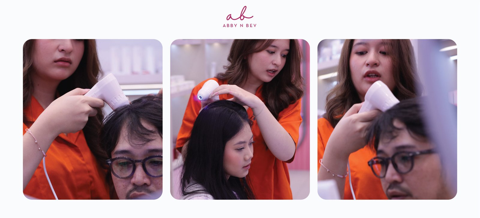 free hair scalp check di beautyflix - beauty event bandung abby n bev