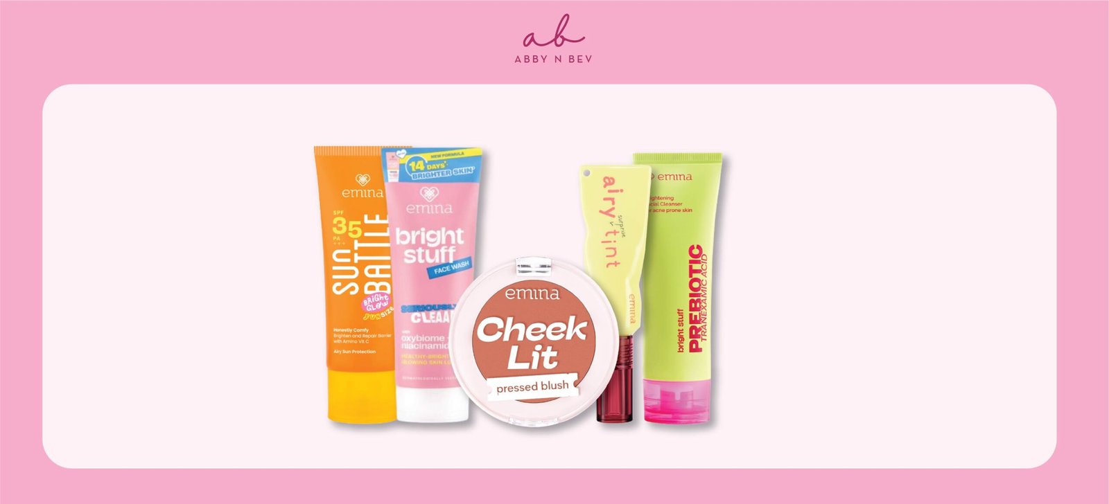 Promo Emina November di Abby n Bev: Free Gift sampai Buy 1 Get 1, Dapatkan Di sini!