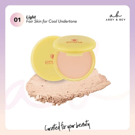 AB Emina Daily Matte Compact Powder 11gr Bedak Padat Yang Memberikan Finish Matte Abby n Bev Toko Kosmetik Bandung-4