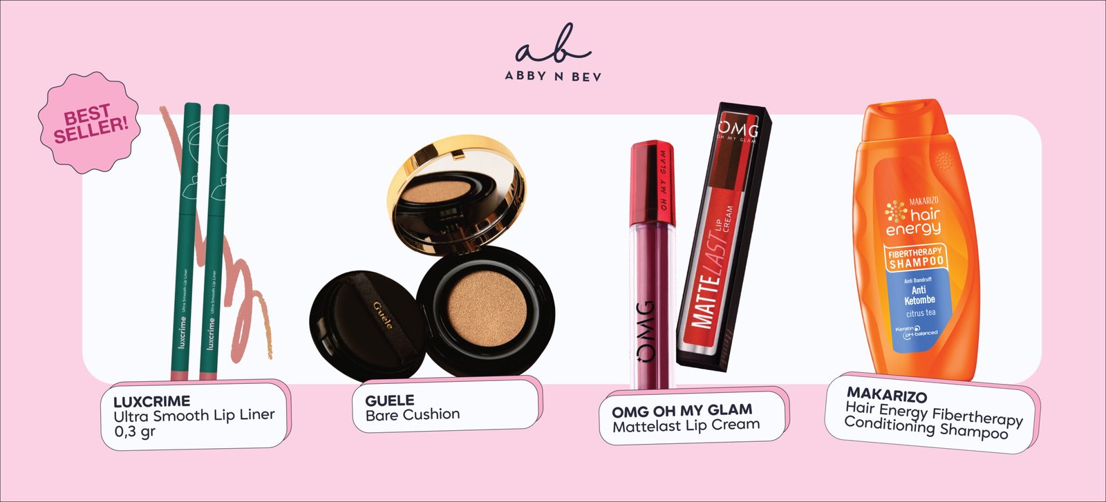 Dari Makeup sampai Hair Care, Ini Deretan Produk Best Seller di Shopee Abby n Bev