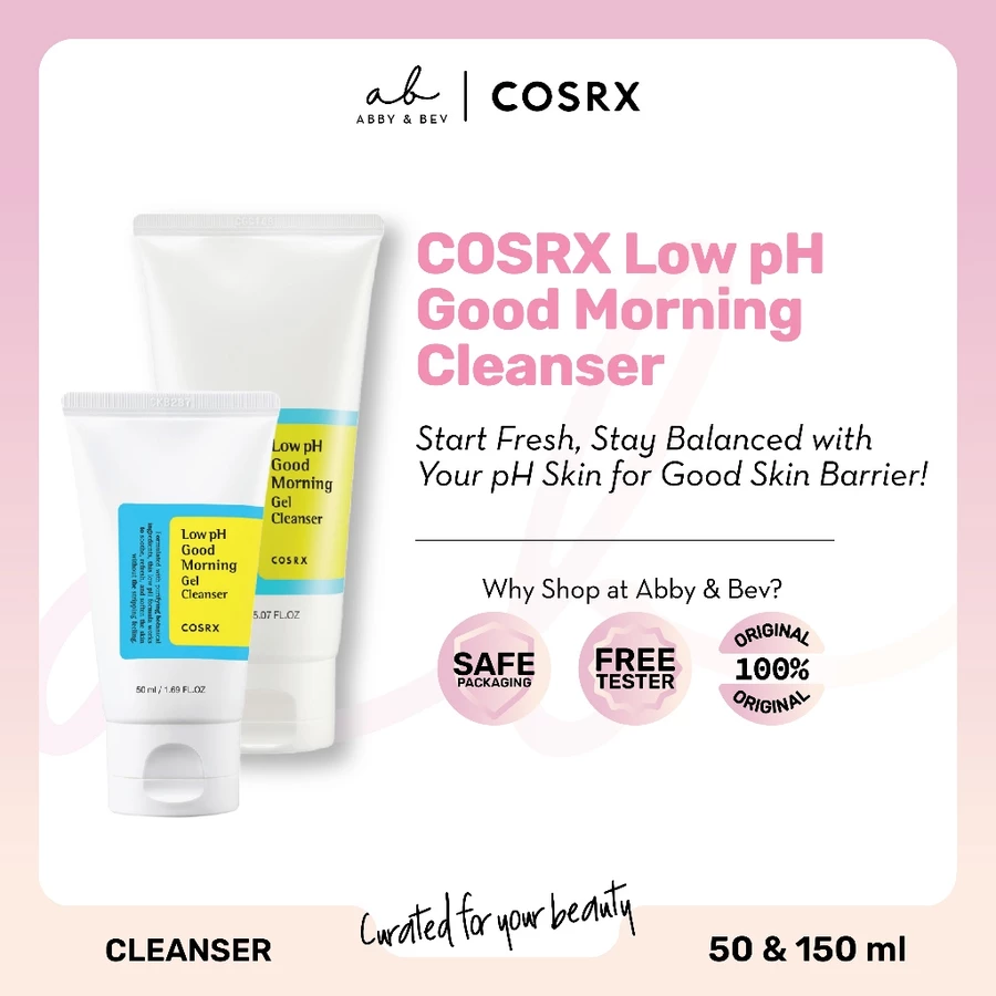 Cosrx Low pH Good Morning Cleanser - Abby n Bev Toko Kosmetik Bandung