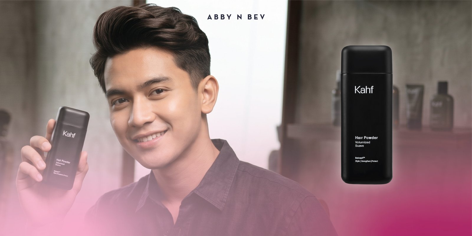 Abby n Bev - Beauty Online Store Terlengkap - Hair Powder Cowok