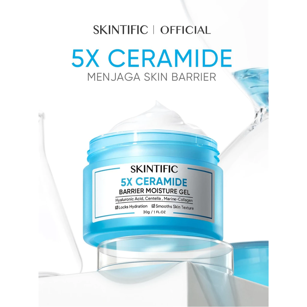 Skintific 5X Ceramide Barrier Repair Moisturizer Gel - Abby n Bev Online Beauty Store